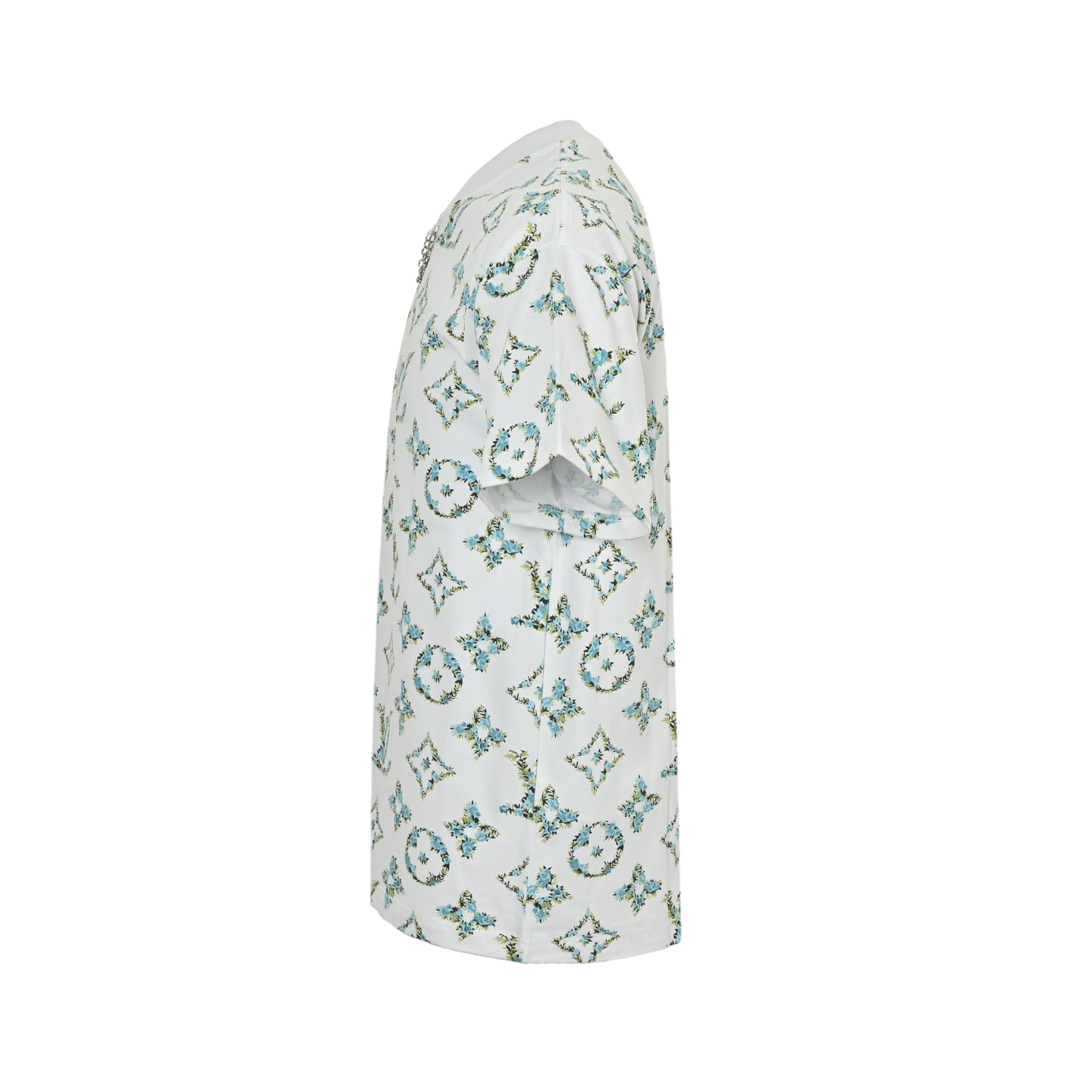 Louis Vuitton 25ss chain floral print short sleeves