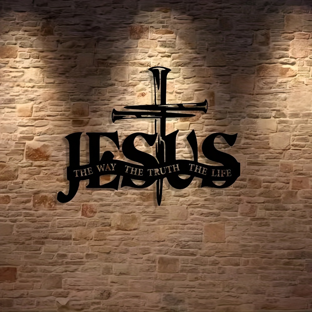 🔥Super Sale - 49% OFF🔥Jesus & Cross Design Wall Art (20 x 14 inches)