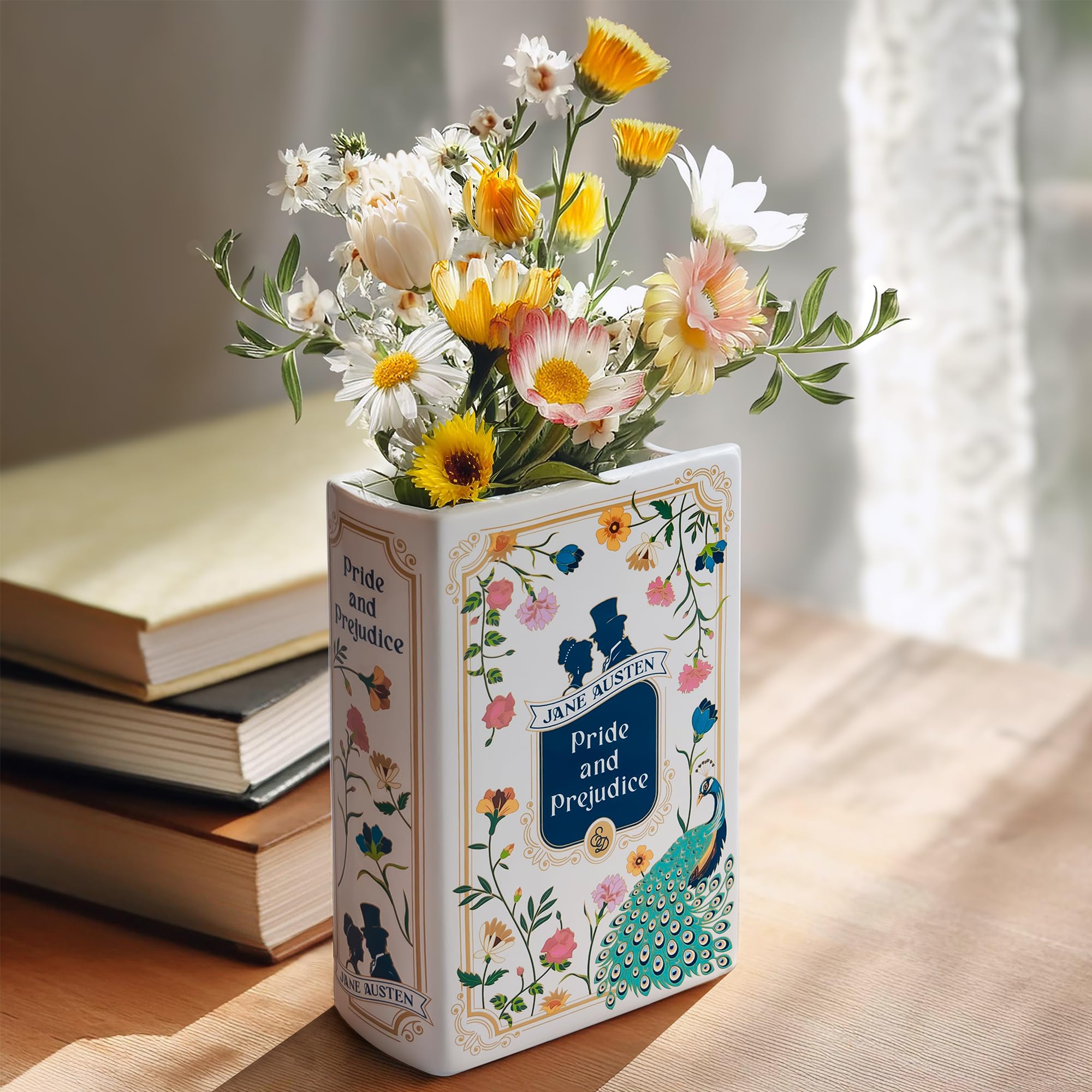 🔥ON SALE🔥Large Ceramic Book Vase🏆Top #1 Gifts and Book Vases