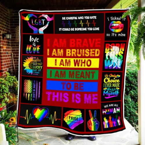 LGBT Pride. This Is Me Quilt Blanket
