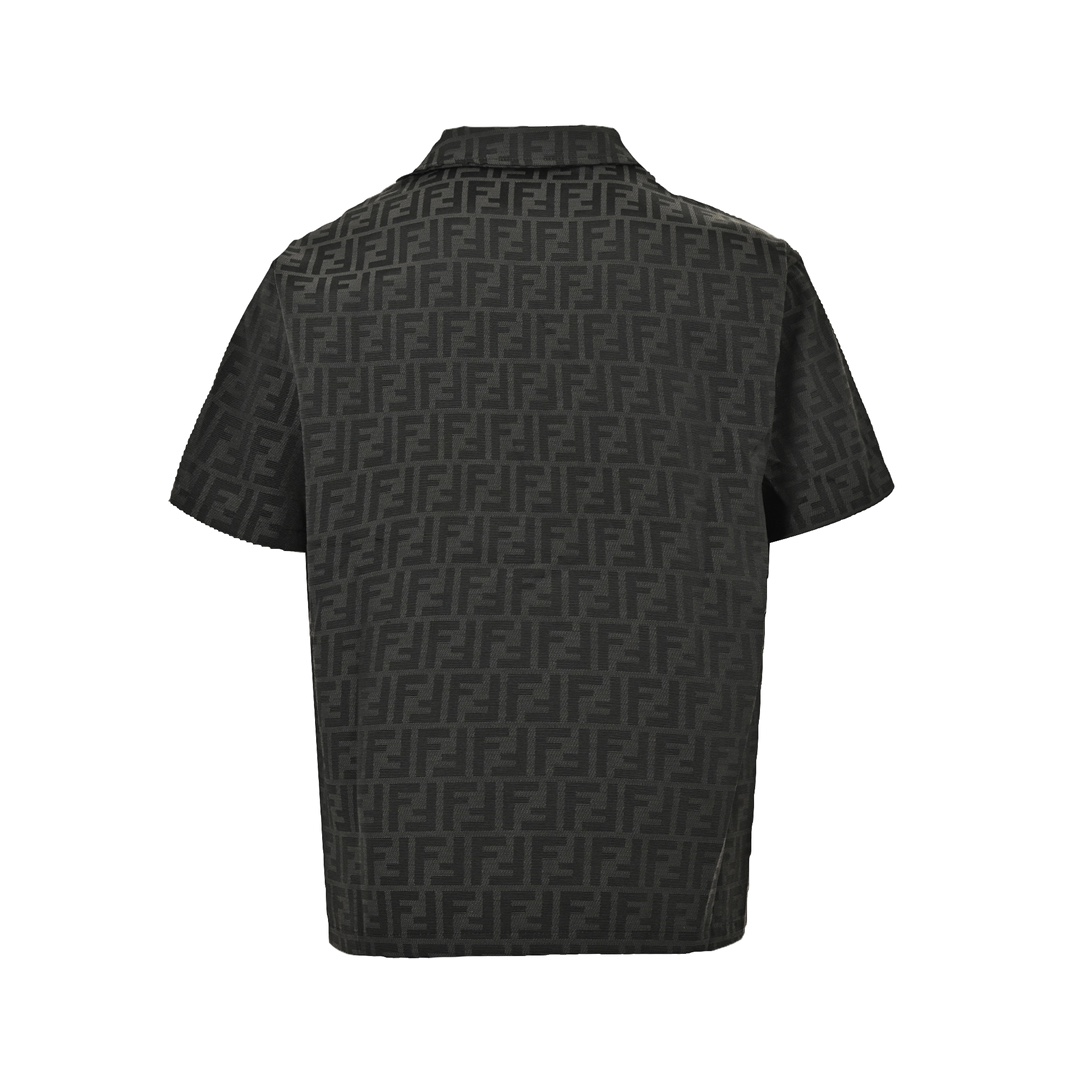 Fendi 24ss FF jacquard suit short-sleeved shirt