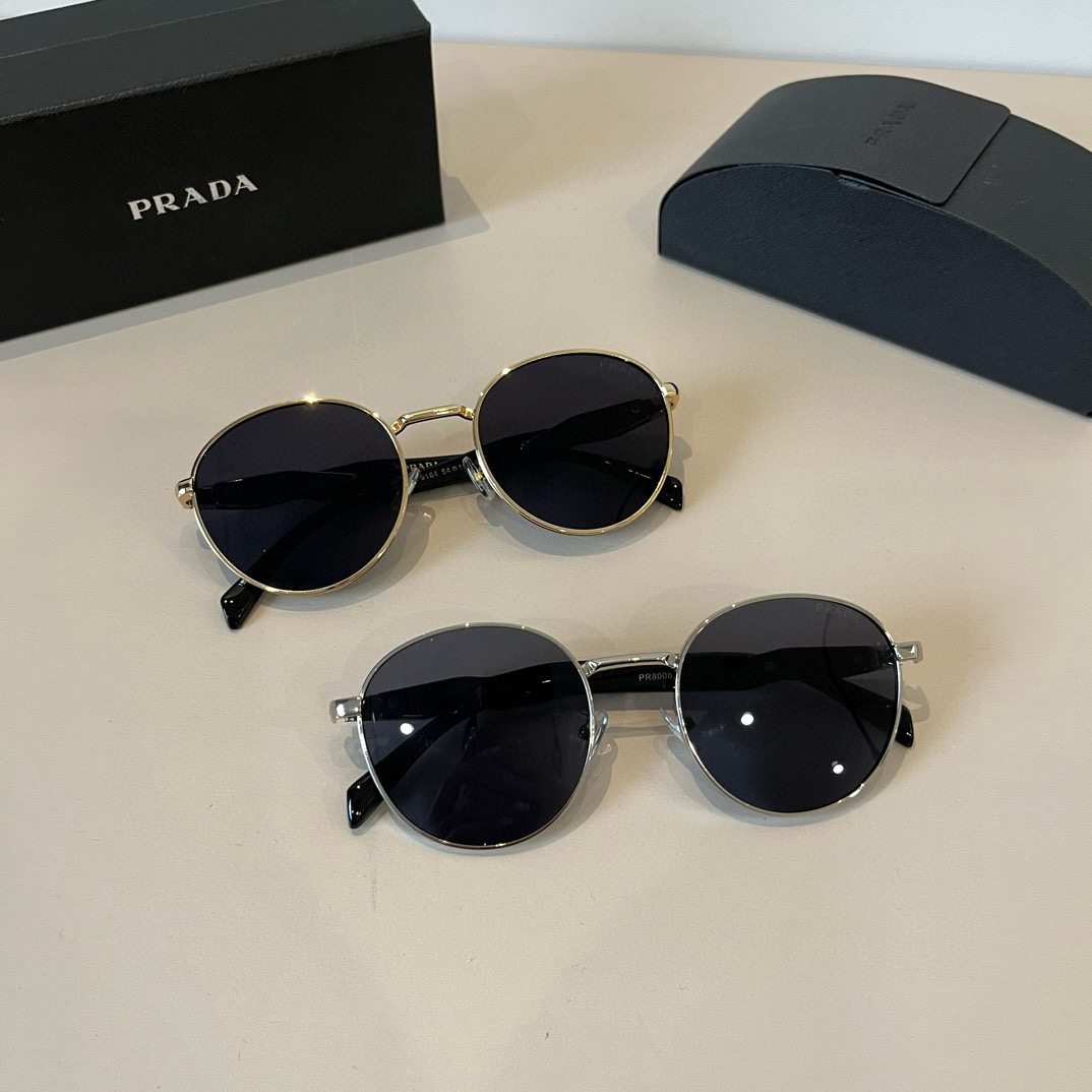 Prada round frame sunglasses