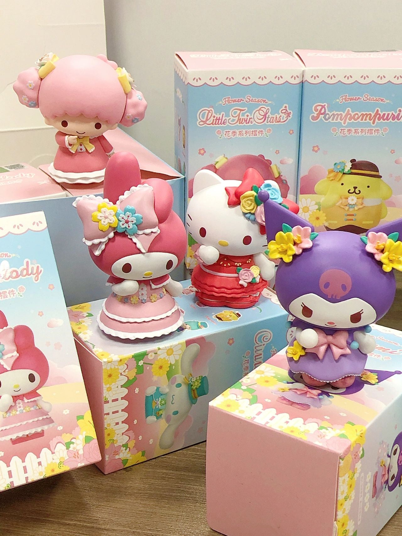 Sanrio Flower Season Figurines