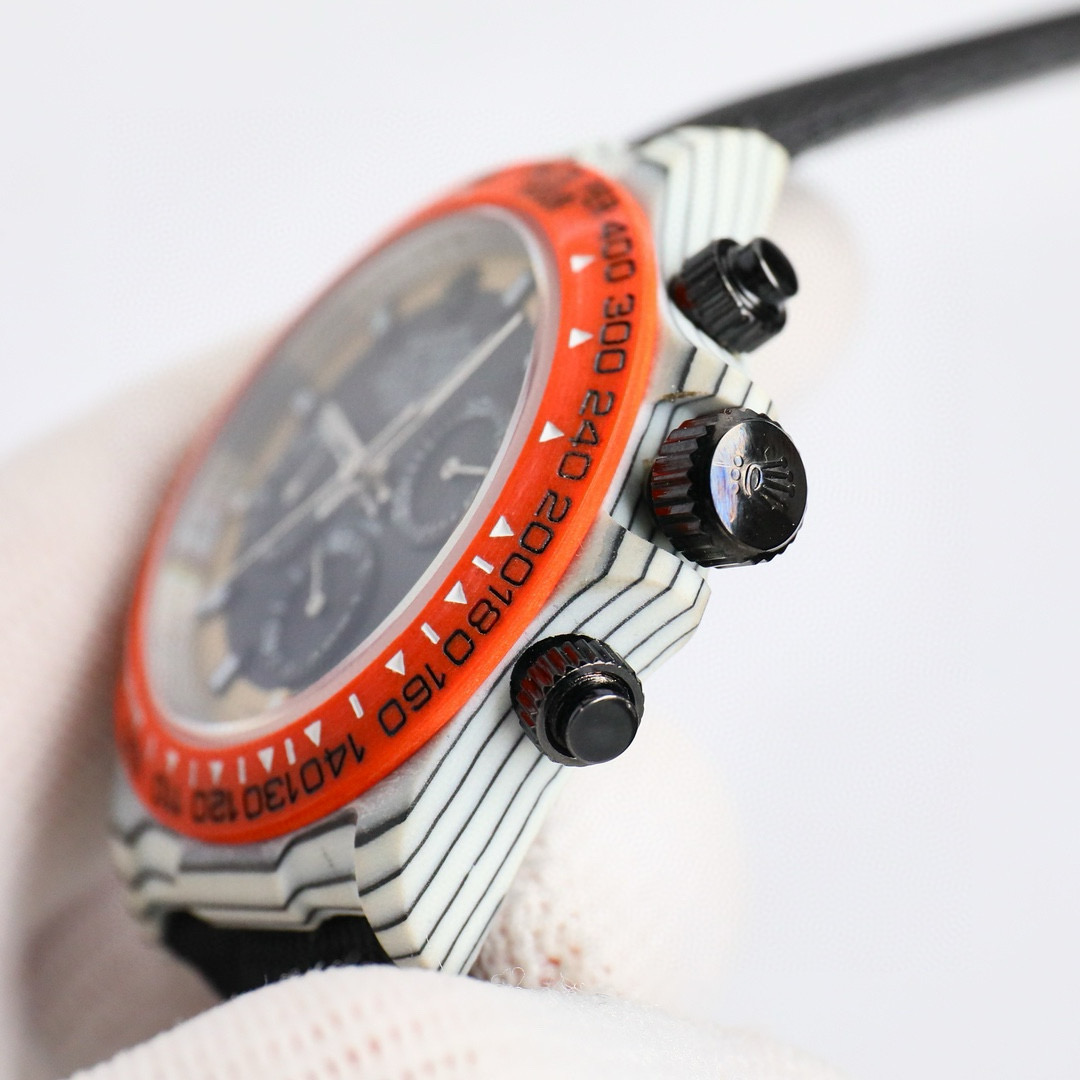 ROLEX-Cosmic Chronograph Daytona Series Carbon Fiber Custom Edition