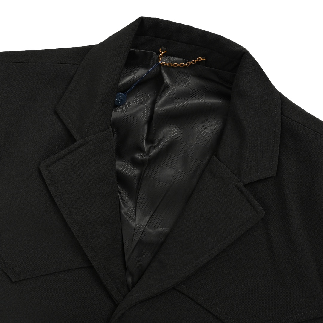 Louis Vuitton 24Fw turquoise wool blazer