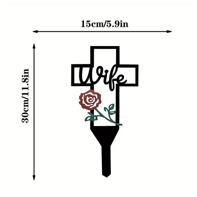 ✝️🙏Metal Cemetery Memorial Stake🔥Buy 2+ Get 10% OFF & FREE SHIPPING