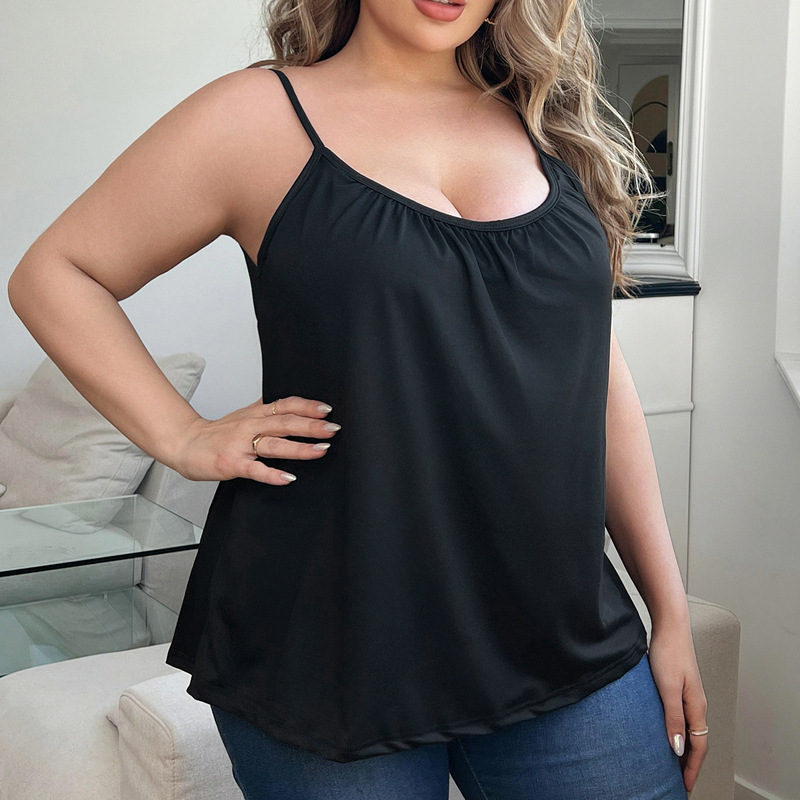 ON SALE🔥Women Loose-fitting Camisole Tops Built in Bra & Adjustable Straps