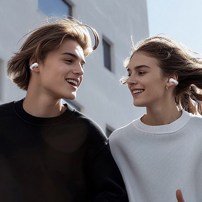 🔥2025 HOT SALE🔥🎧Ear Clip-on Smart Color Screen Intelligent Translation Headset🎧