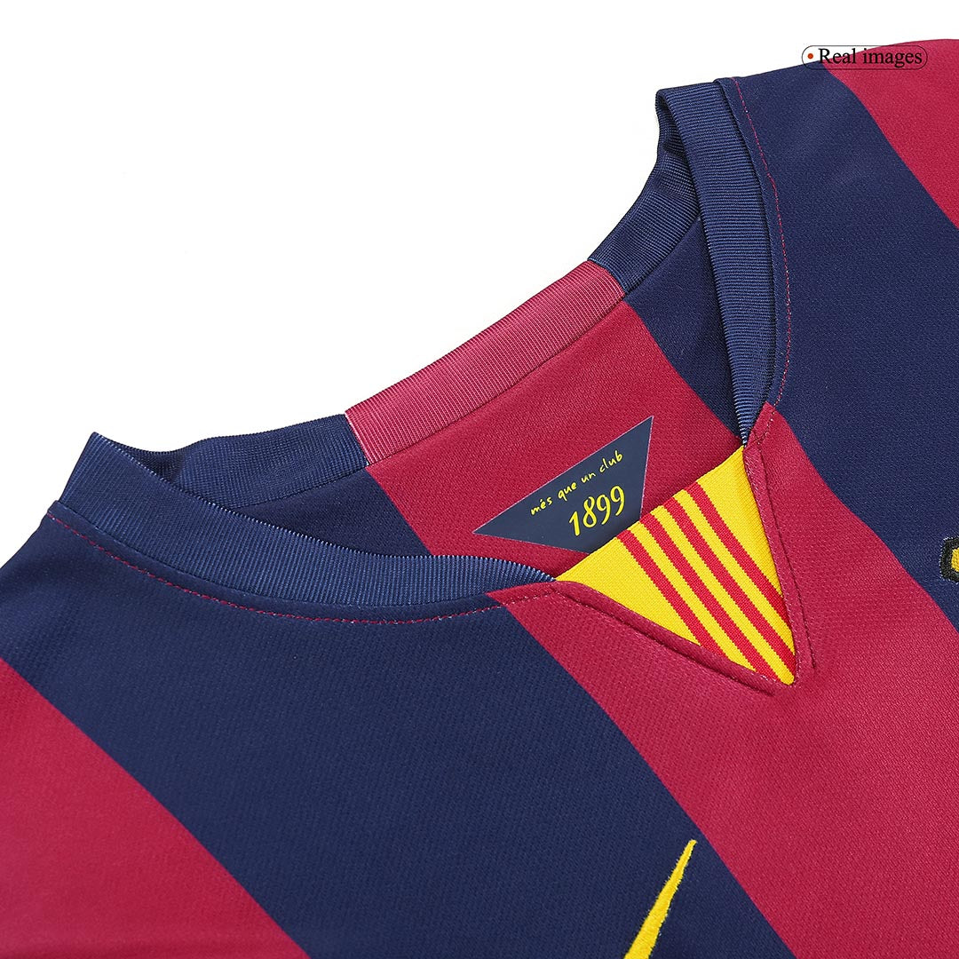 Barcelona retro home football shirt 2014/15