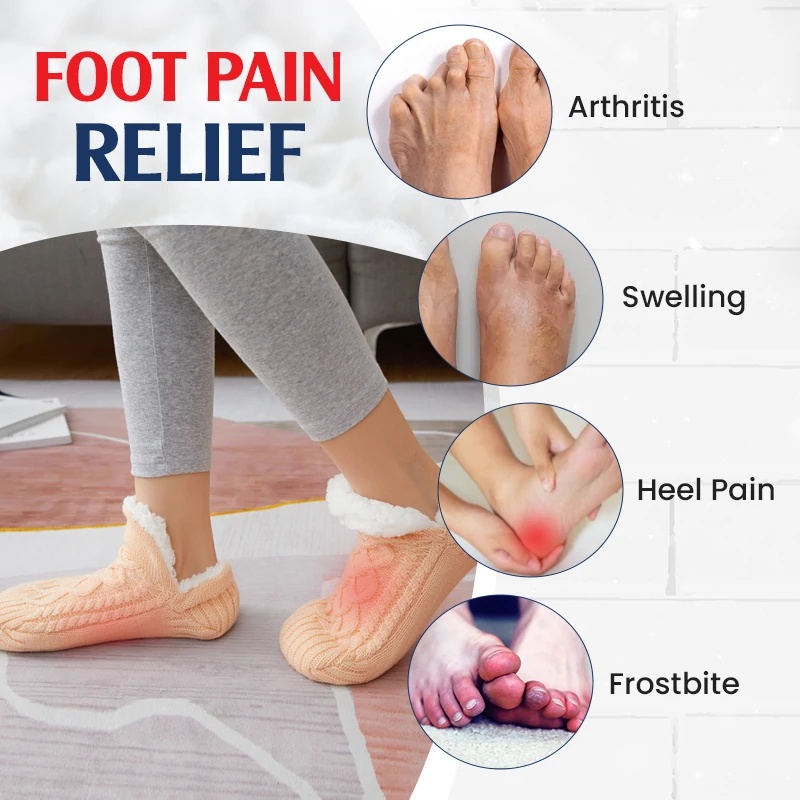 FleeceSox - Fleece-Lined Non-Slip Thermal Slippers Socks