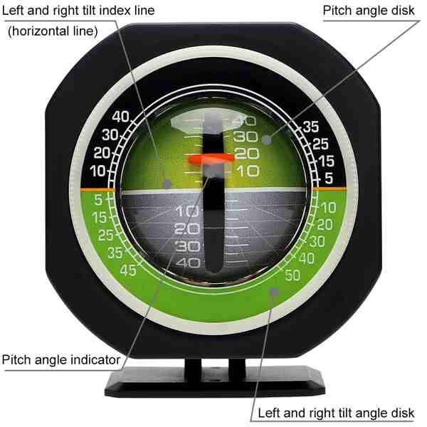 Car Slope Indicator Inclinometer