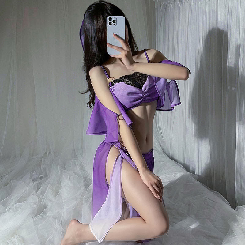 Sexy Lingerie See-through Slip Dress