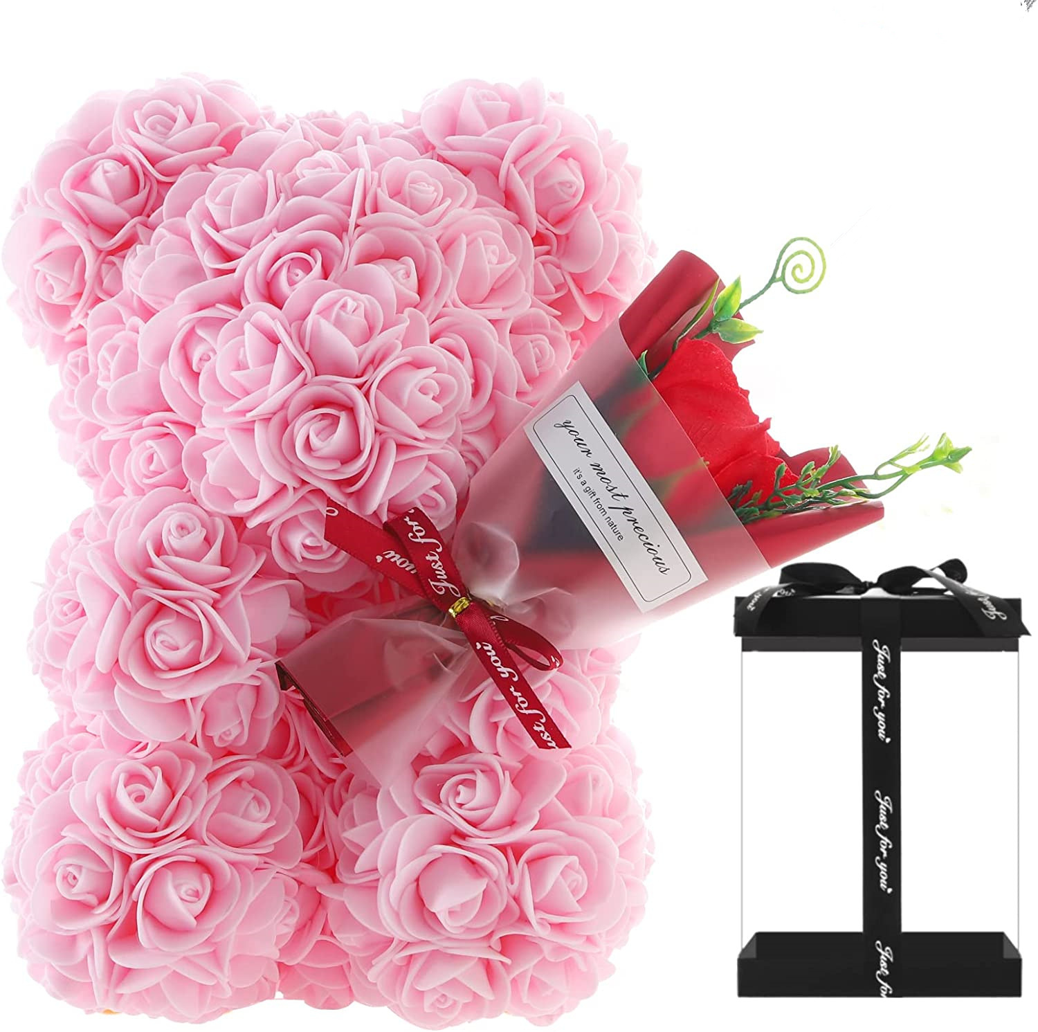 Valentine's Day Rose Bear Gift🐻🌹(For Your Favorite Woman)
