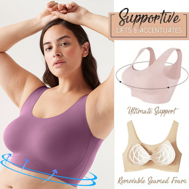 (Today only $9.99!) 2021 New Real Plus Size Comfortisse Push Up Bra💝
