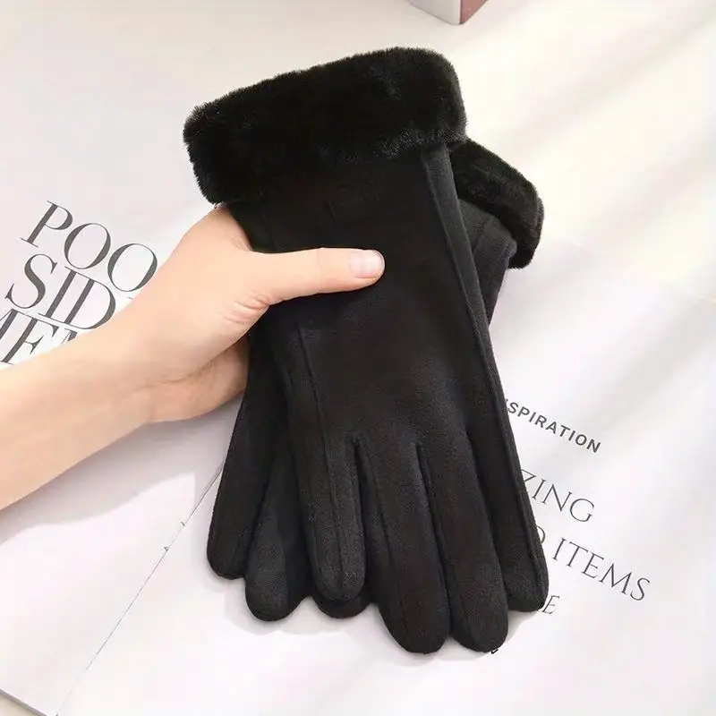 🧤🧤Velvet warm gloves (does not affect the use of mobile phones)
