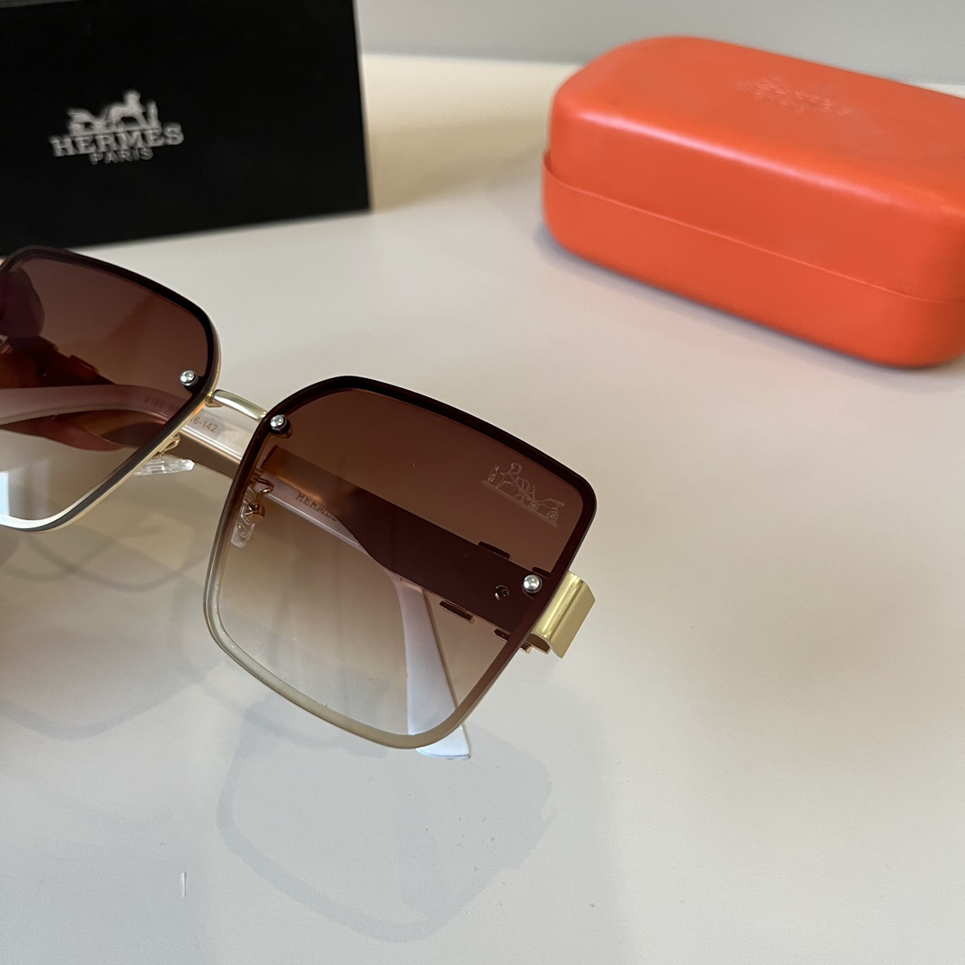 Hermes Square Frame Sunglasses