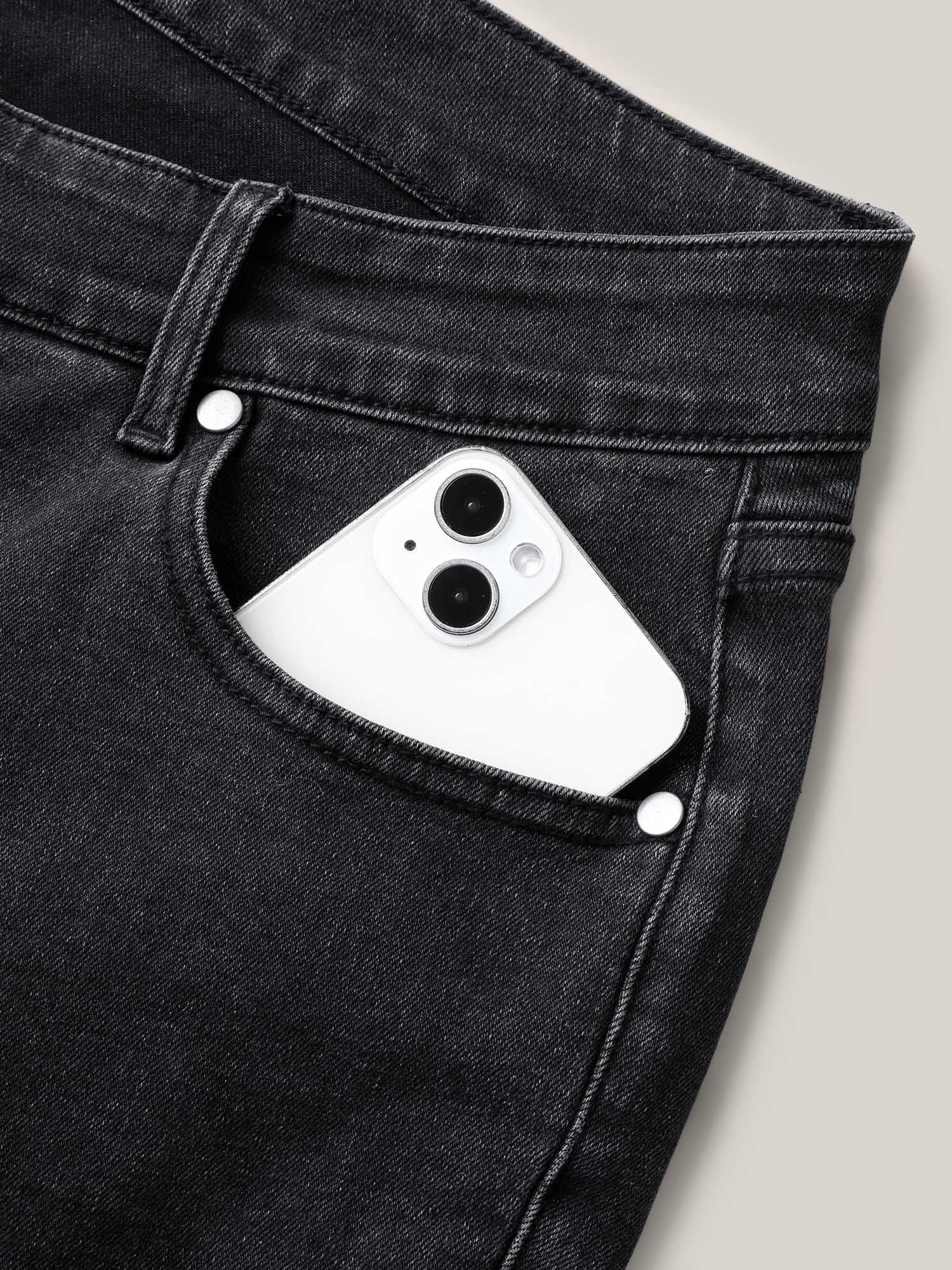 Stretchy Classic Bootcut Mid-Rise Jeans