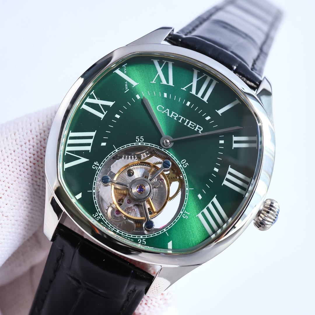 Cartier True Flywheel KF1 Rotonde de Cartier Tourbillon Cadran Love Tourbillon Watch