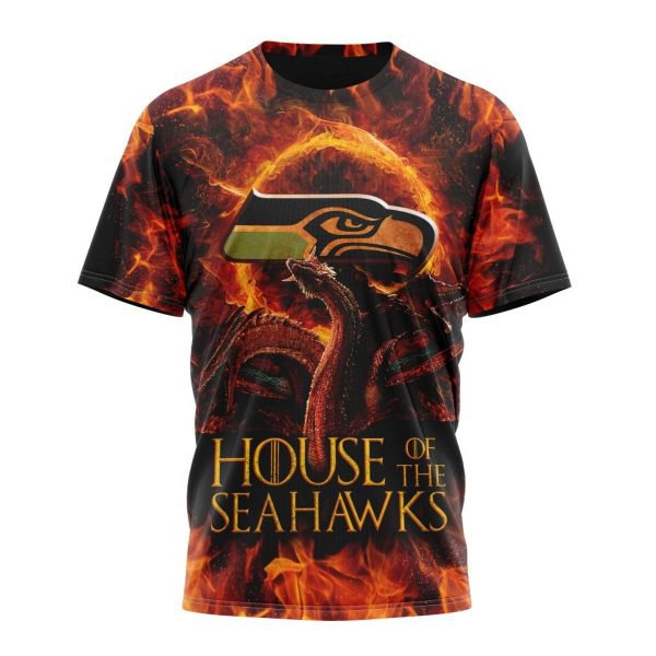 SEATTLE SEAHAWKS GAME OF THRONES – HOUSE OF THE SEAHAWKS 3D HOODIE