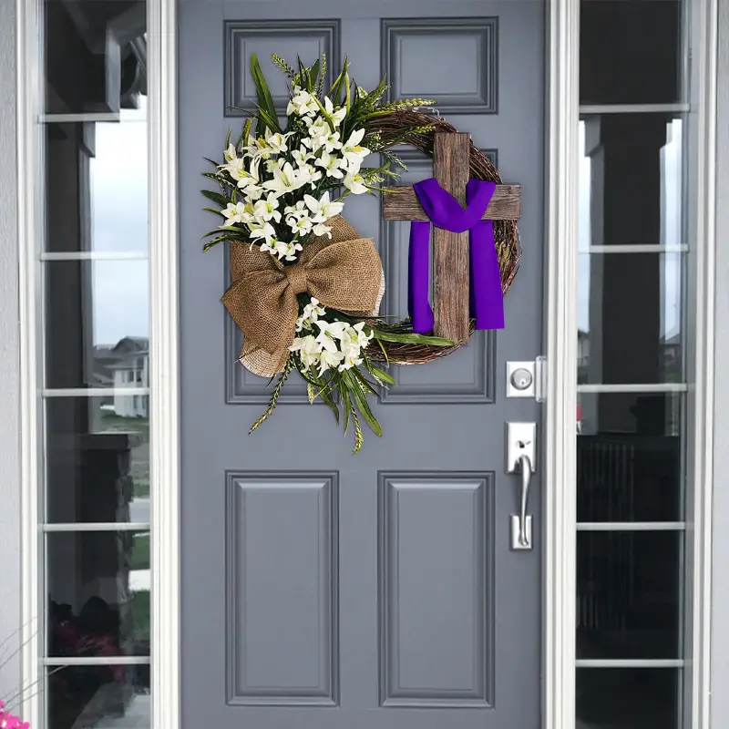 Easter Cross Wreath Decorations