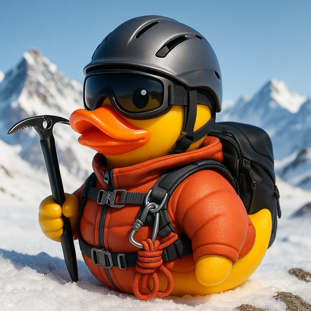 Extreme sports duck