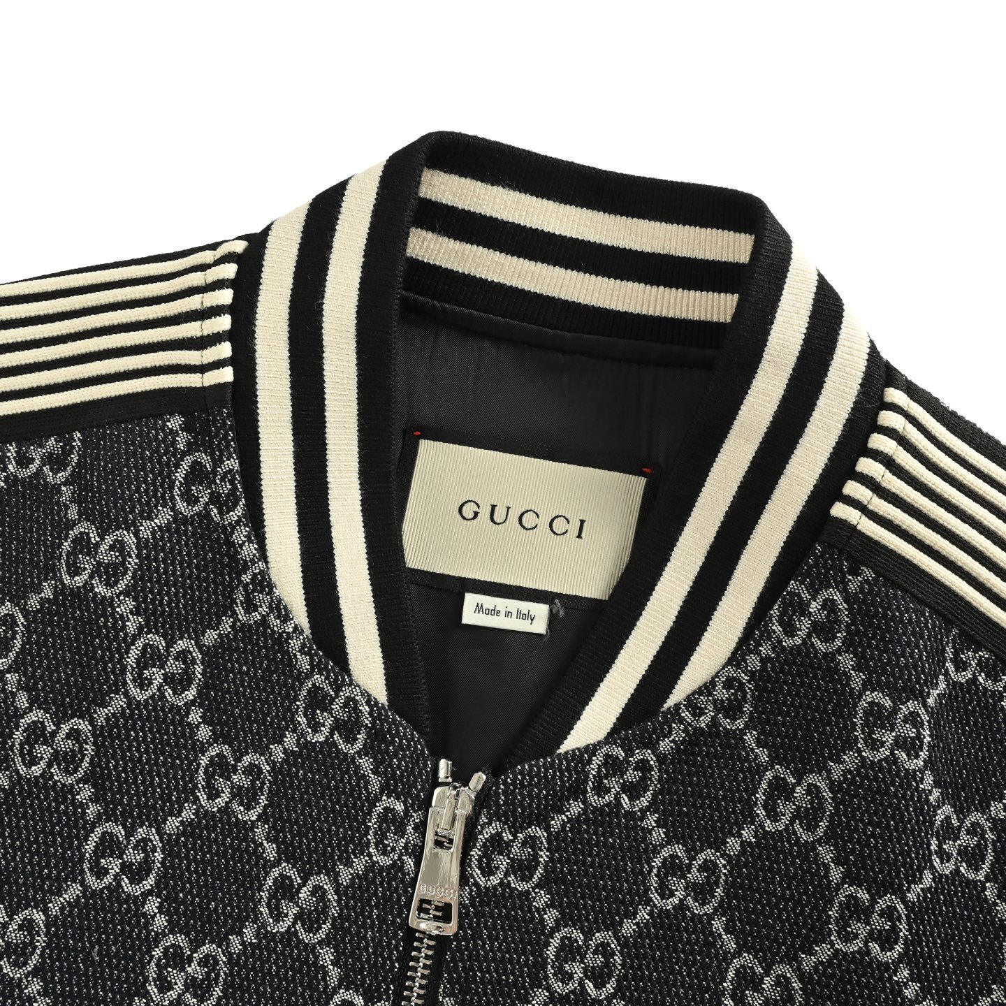 Gucci 25Fw Double G all-over jacquard webbing jacket