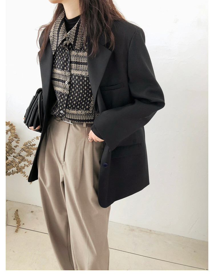Ladies' casual style blouse Korean version of the small suit