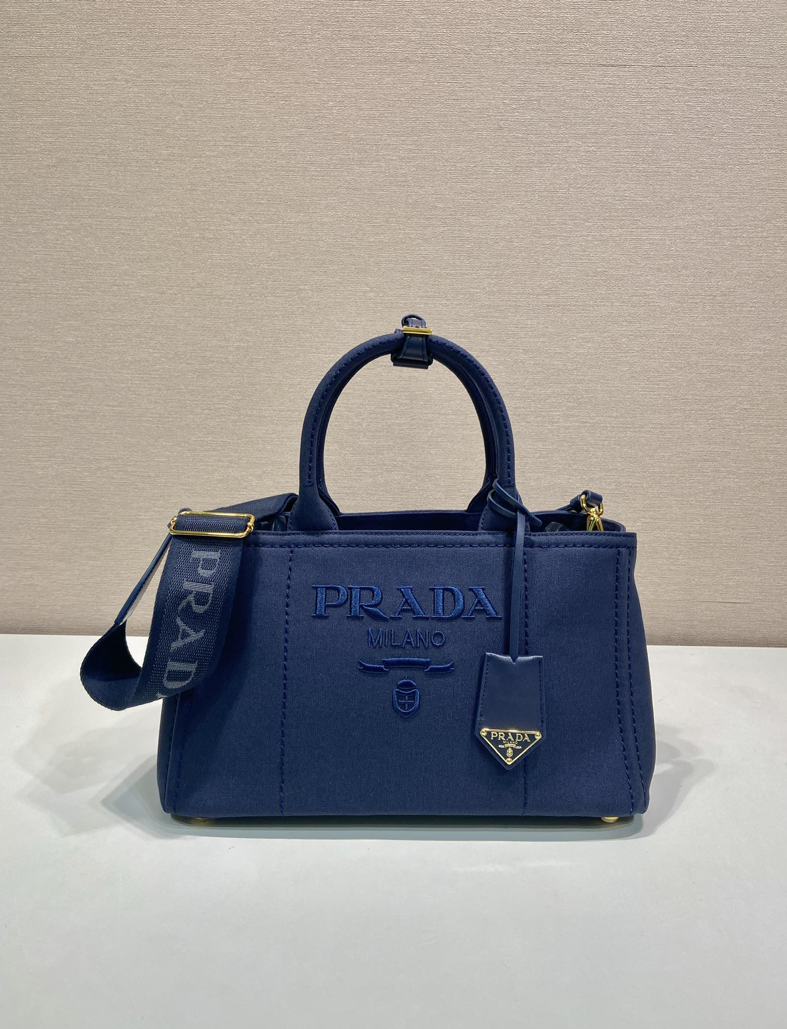 Prada Canvas Medium Handbag 1BG554