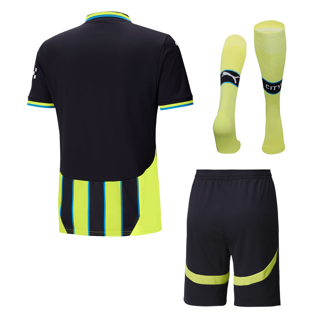 Manchester City away football shirt (shirt + shorts + socks) 2024/25