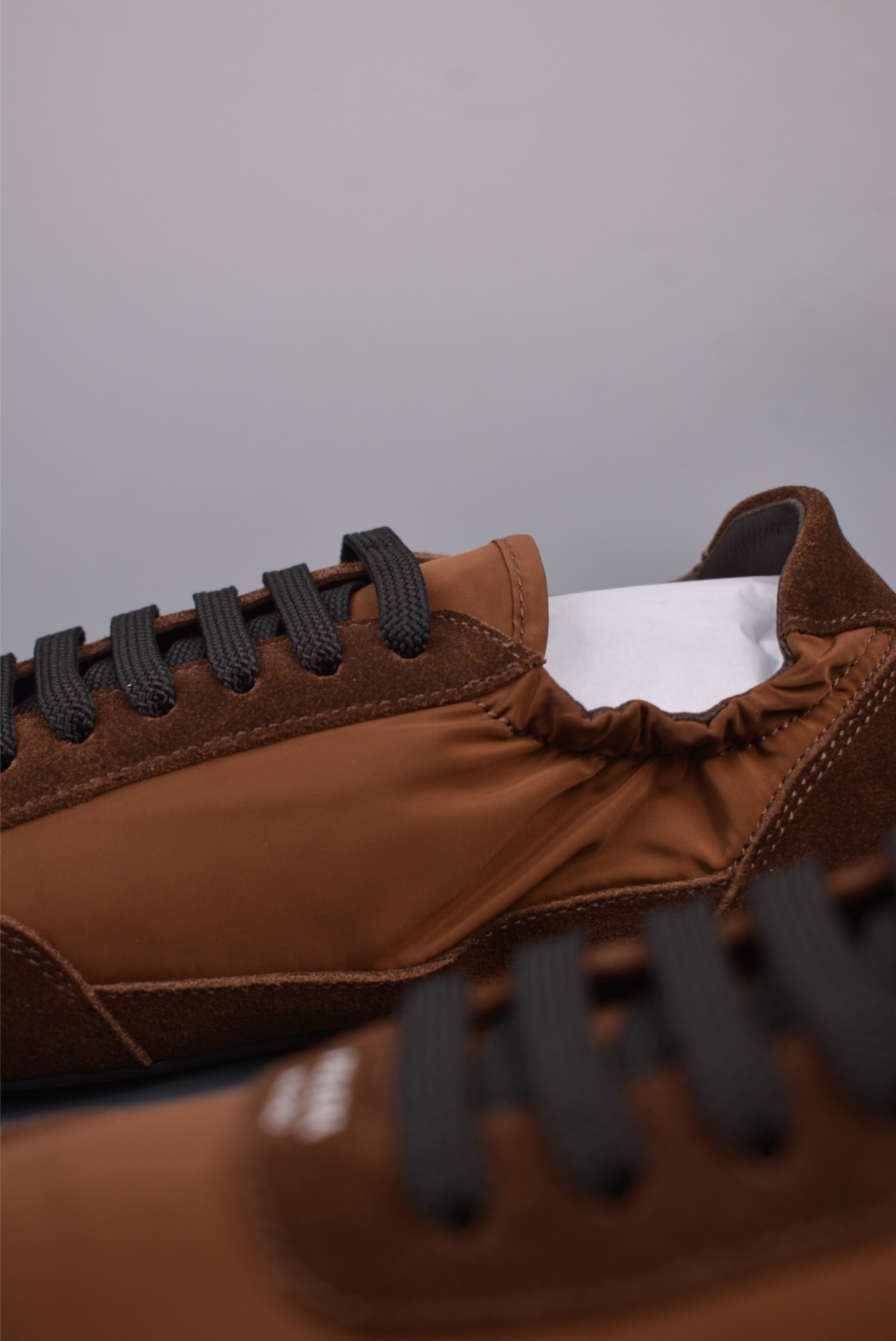 Prada SpringSummer Show Thin-soled Dexterity Shoes Dark Brown
