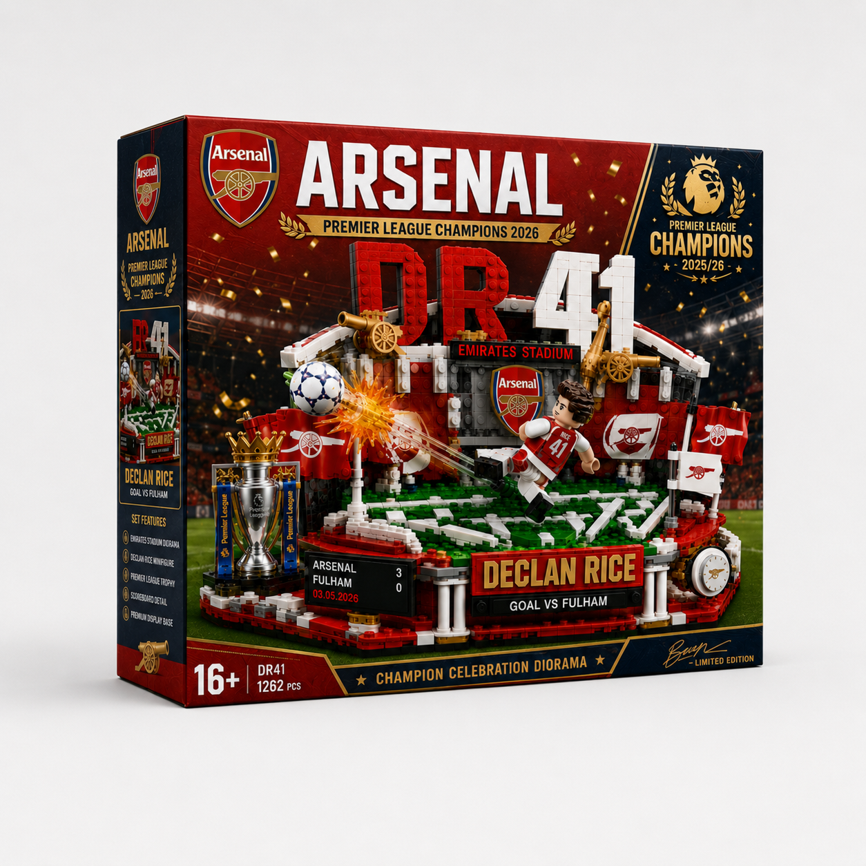 🏆DR41 Champions Moment 🏆— The Gunman 2026 140th Anniversary Stadium Building Set