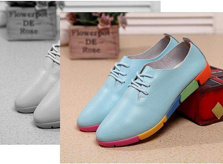 Breathable Leather Women's Orthopedic Shoes for Bunion
