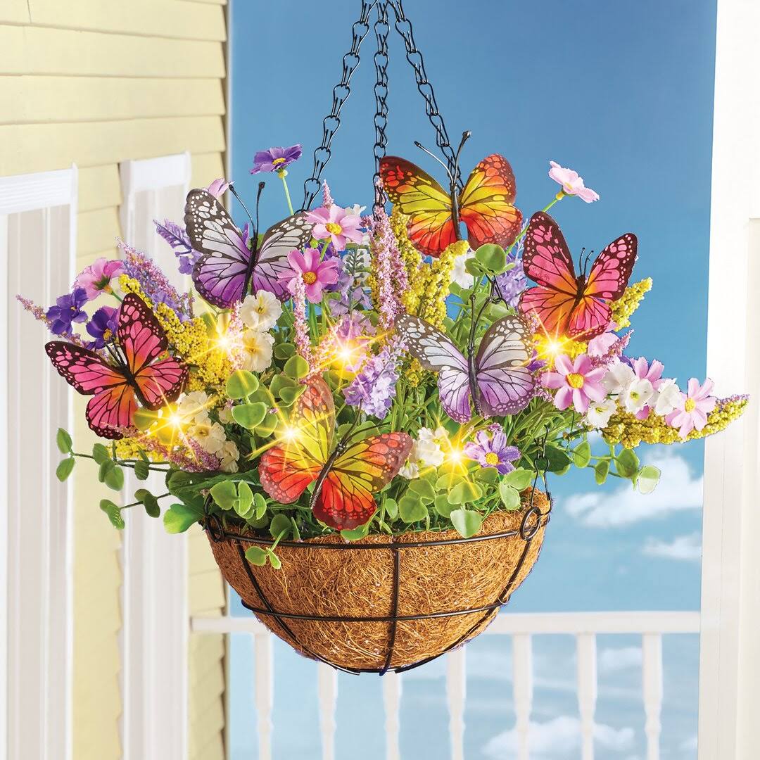 Artificial Christmas Hanging Basket(3 Types)