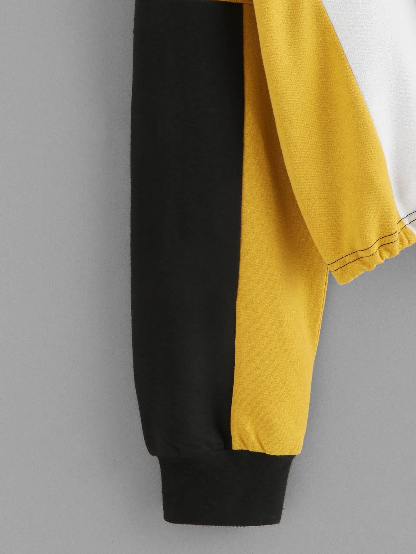 Color-Block Zip Up Sweatshirt