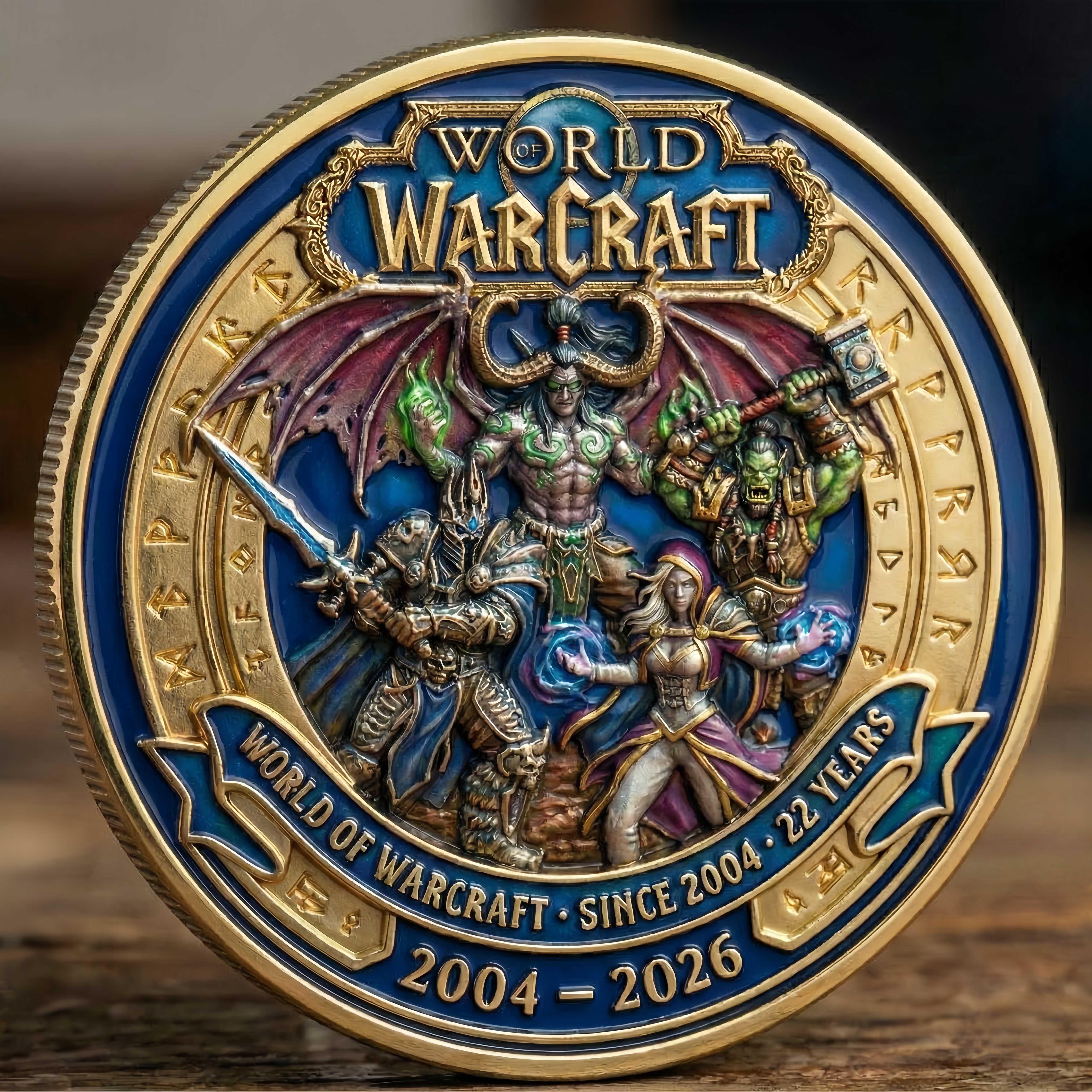 ⚔️ World of Warcraft – 22nd Anniversary Commemorative Coin