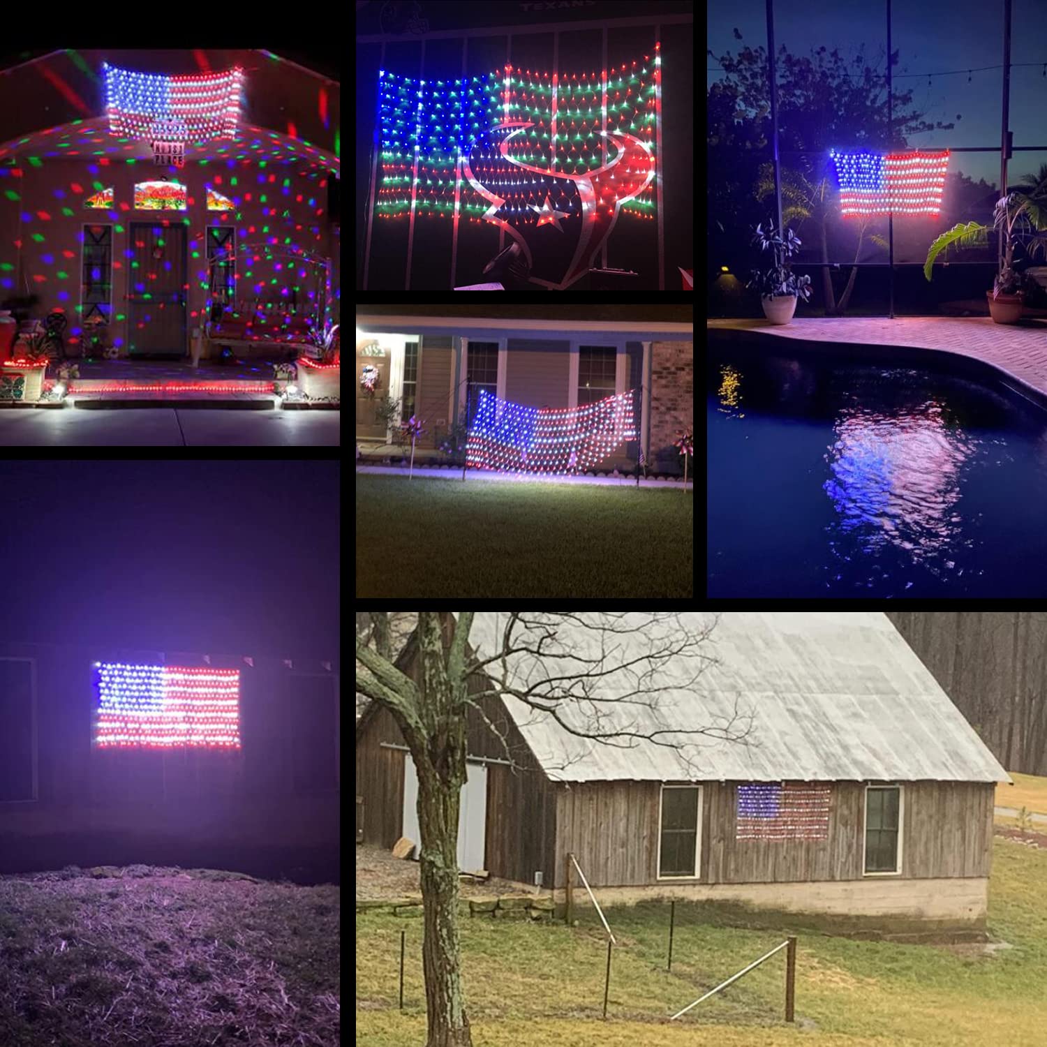 🔥Last Day 50% OFF🔥American FLAG 420 LED STRING lamp-Large American FLAG outdoor lamp