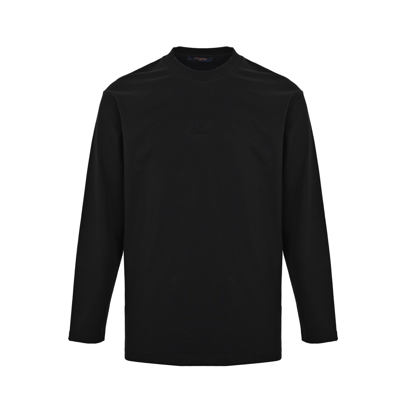 Louis Vuitton 25ss chest embossed lettering long-sleeved T-shirt