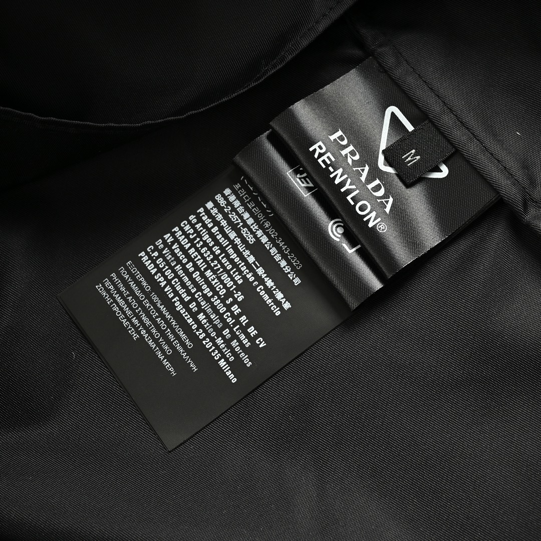 Prada 24ss multi-pocket nylon work jacket