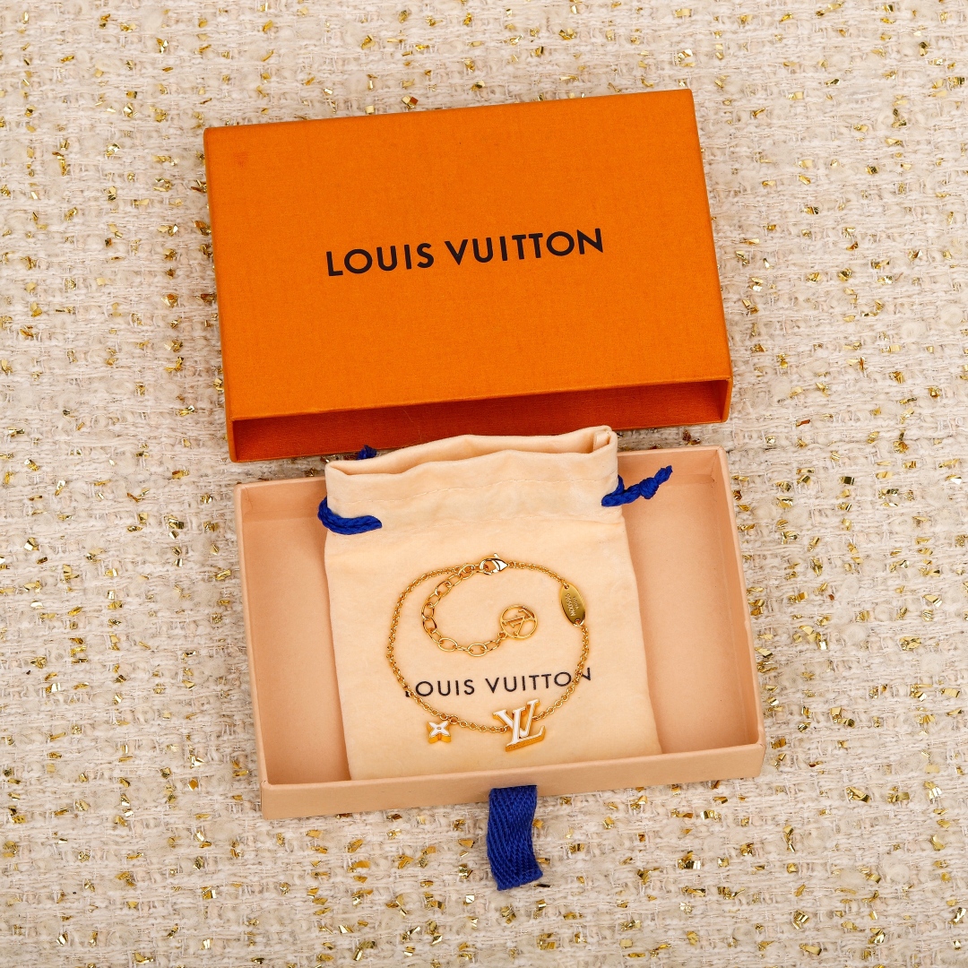 Louis Vuitton logo bracelet