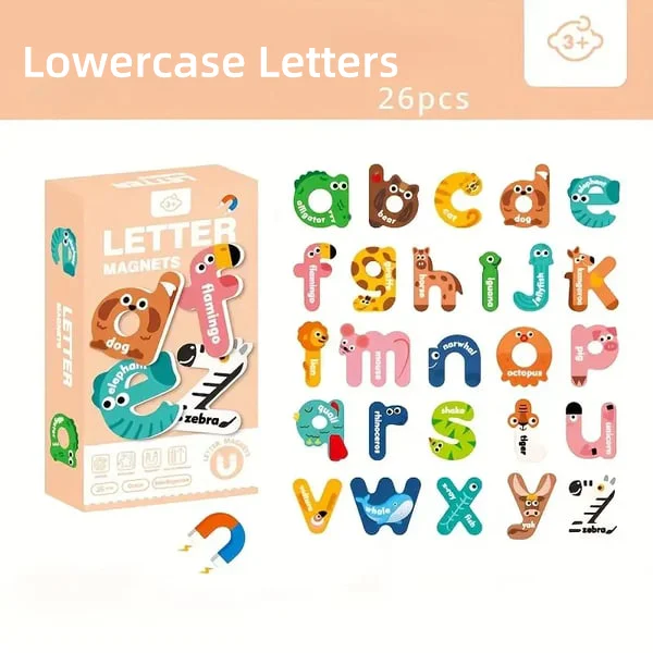👍Last Day Promotion 50% OFF 💥 Animal-shaped Magnetic Alphabet ✨ BUY 2 FREE SHIPPING