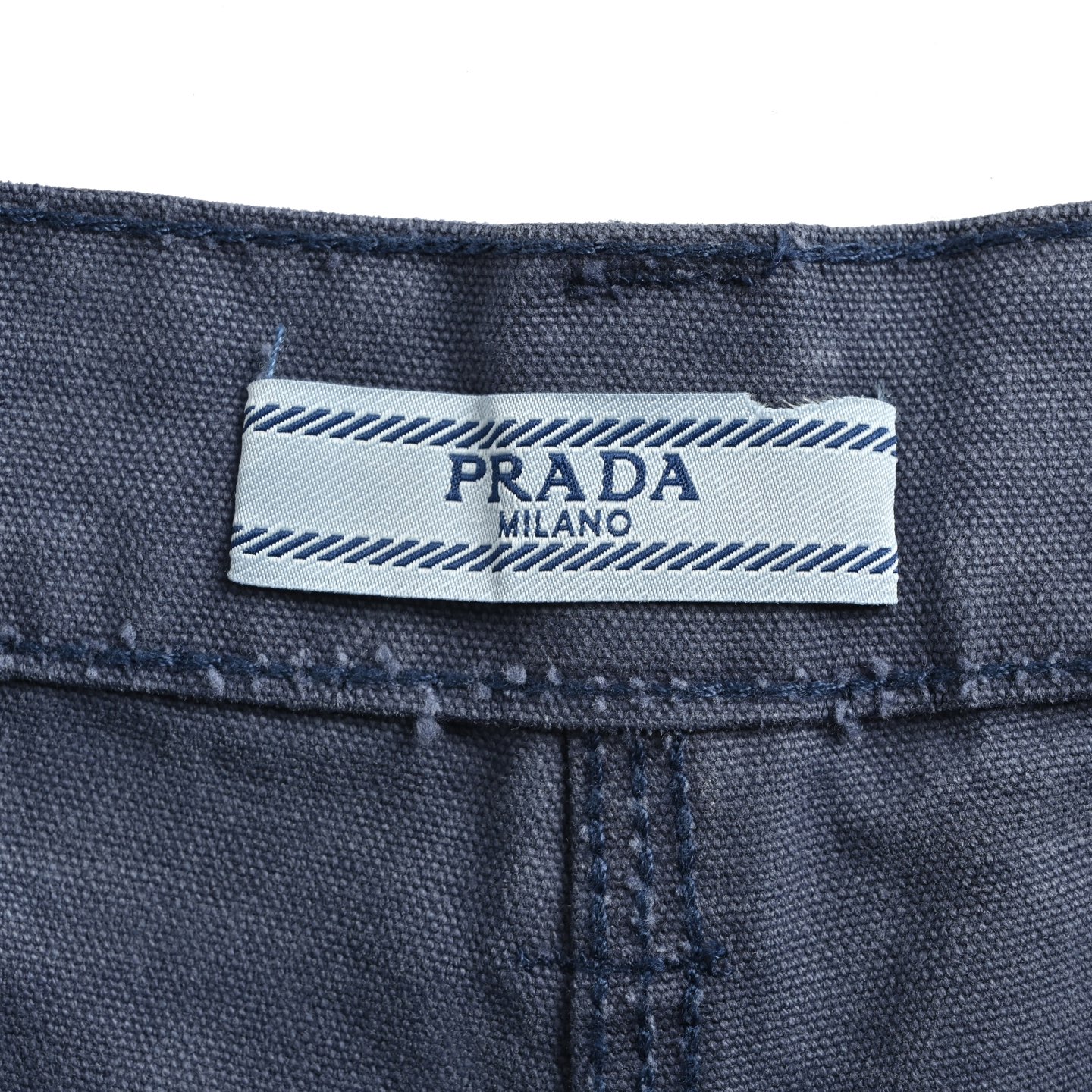 Prada 25ss French timber-cut jeans