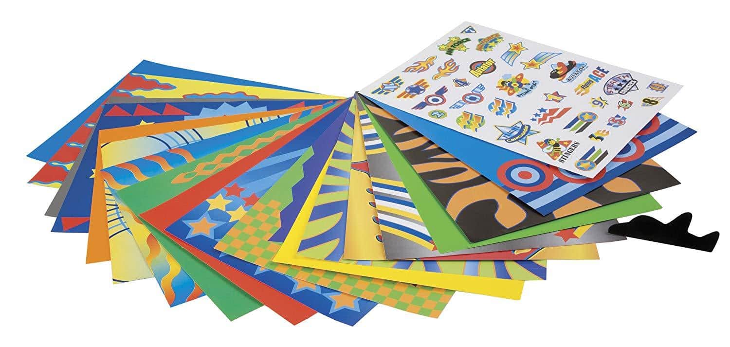 ALEX Fold N Fly Printed Paper Airplanes Kit, Makes 18 Planes, Ages 6+