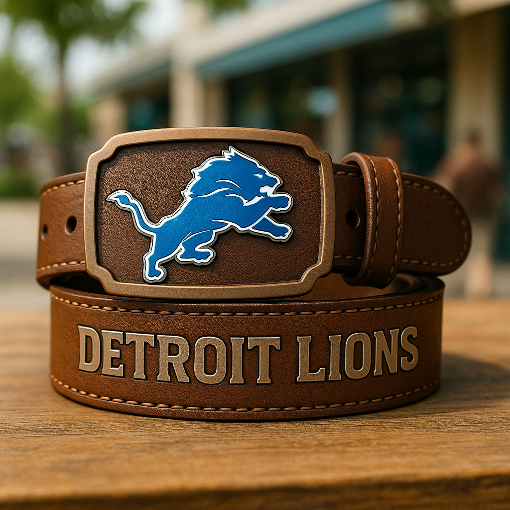 Detroit Lions Grit & Glory – Limited Edition Belt