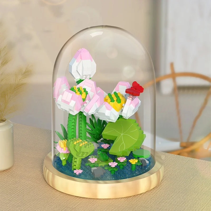 Flowers Bouquet Building Blocks Set