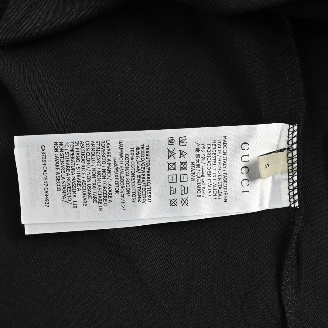 Gucci 24ss cherry embroidered short sleeve