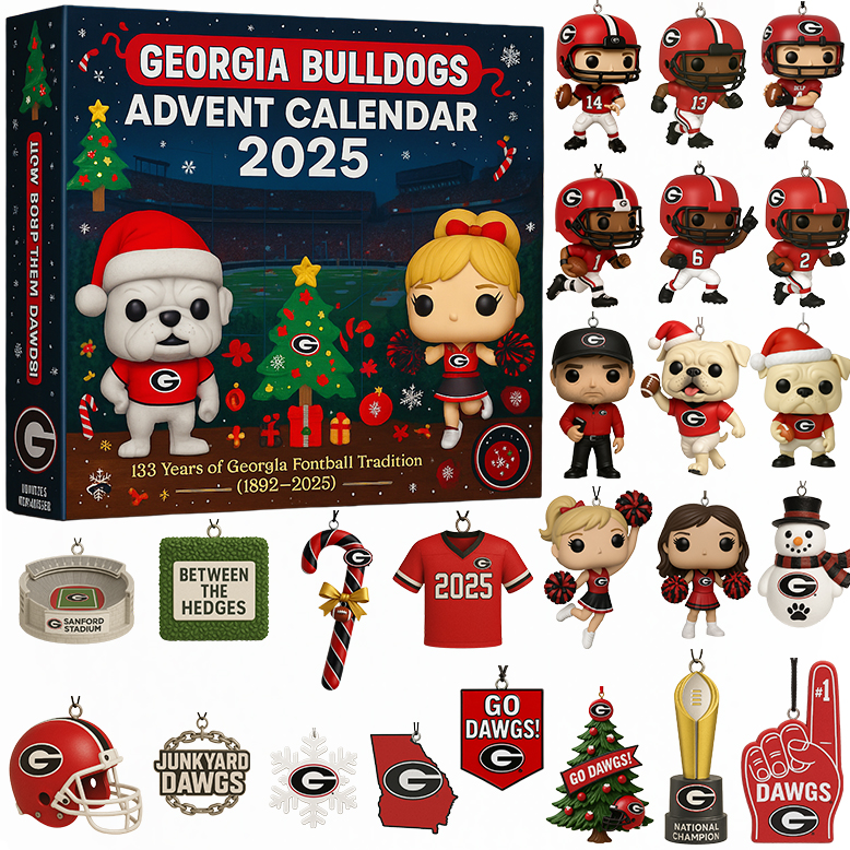 Georgia Bulldogs Advent Calendar 2025 · 133th Anniversary Edition