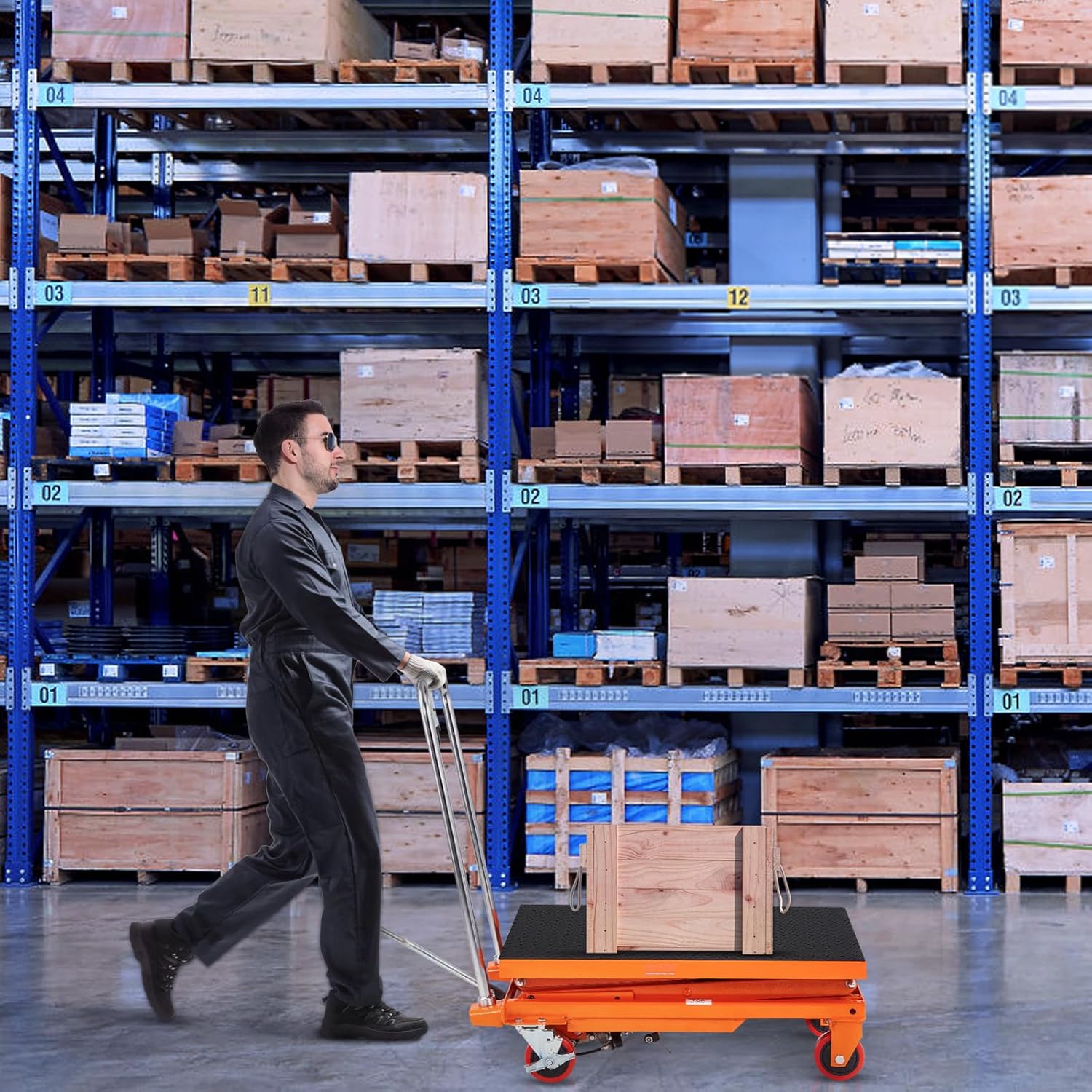 🔥Spring Fresh Sale 🎁Hydraulic Lift Table Cart