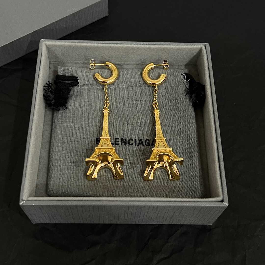 Balenciaga Eiffel Tower Earrings