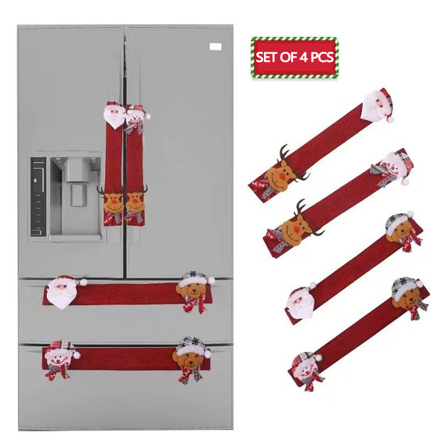 (🔥Christmas Hot Sale-50% OFF)Christmas Kitchen Handle Door Covers