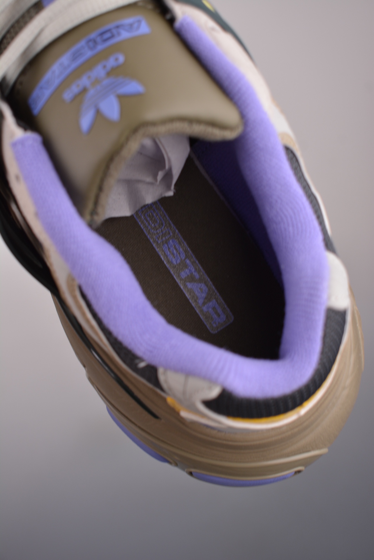 Adidas Adistar XLG gray, black, olive green, purple and yellow IH5929